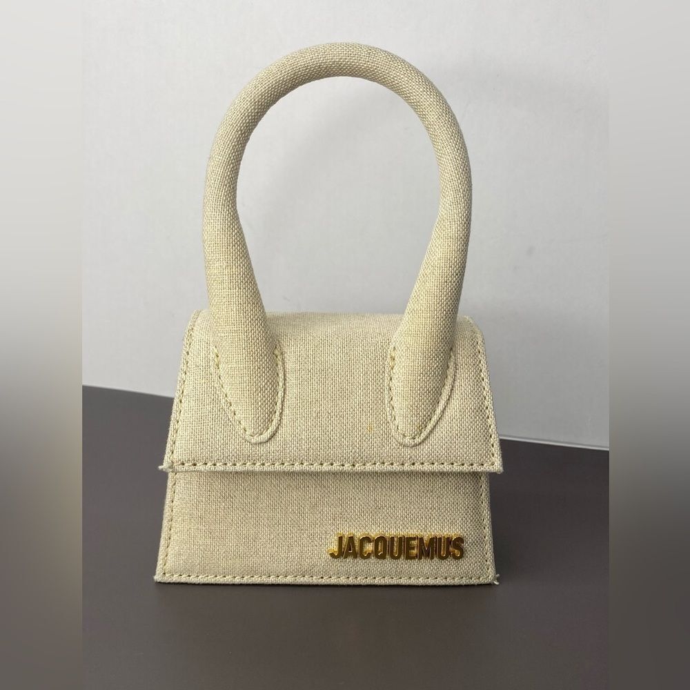 Jacquemus Le Chiquito MINI Crossbody Bag in Linen. It’s Gorgeous.